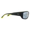 Polaroid Sport Wrap Black Yellow Grey Silver Mirror Polarized Sunglasses thumbnail 4