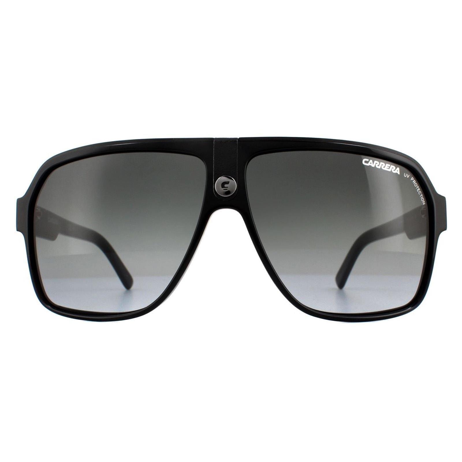 Aviator Black Grey Gradient Sunglasses