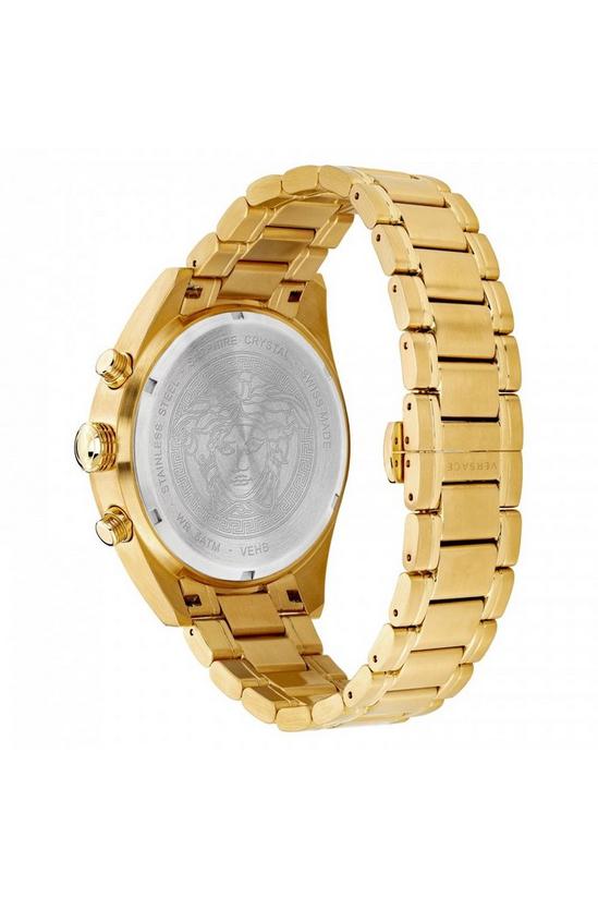 Versace Gold Plated Stainless Steel Luxury Analogue Quartz Watch - Vehb00719 2