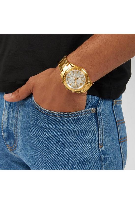 Versace Gold Plated Stainless Steel Luxury Analogue Quartz Watch - Vehb00719 4