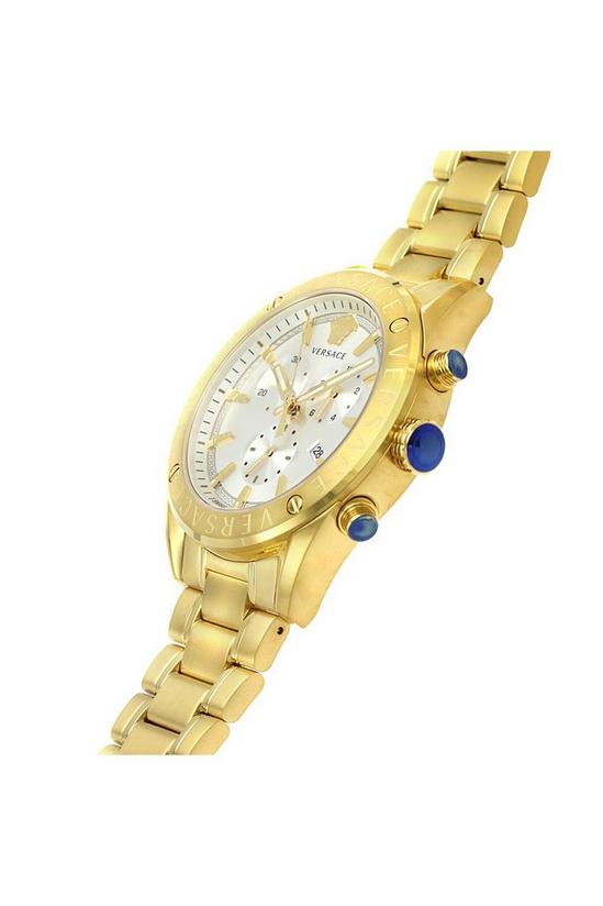 Versace Gold Plated Stainless Steel Luxury Analogue Quartz Watch - Vehb00719 6