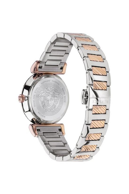 Versace V-Motif Plated Stainless Steel Luxury Analogue Watch - Vere02020 3