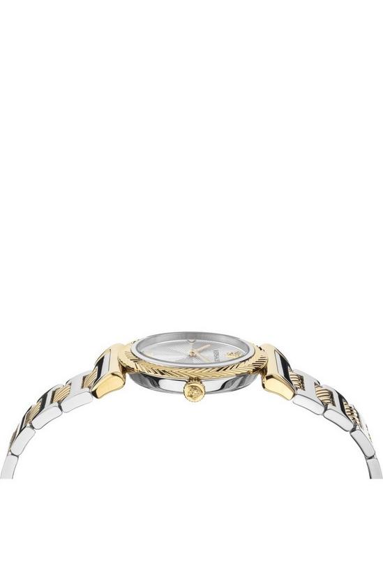 Versace V-Motif Plated Stainless Steel Luxury Analogue Watch - Vere02120 2