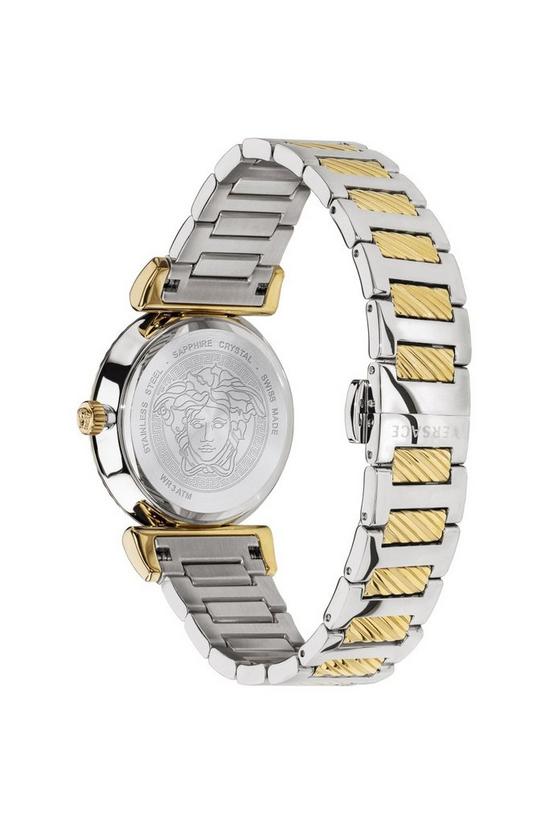 Versace V-Motif Plated Stainless Steel Luxury Analogue Watch - Vere02120 3