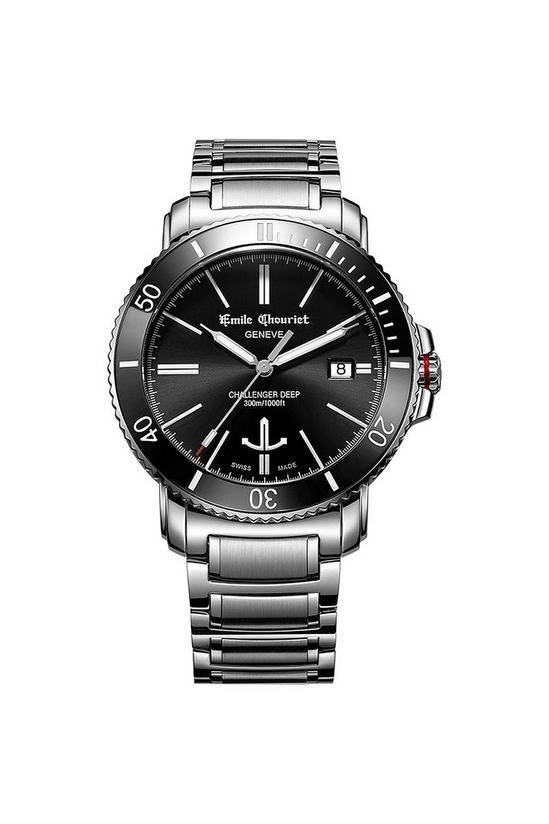 Emile Chouriet Challenger Deep Stainless Steel Luxury Watch - 08.1169.g.6.aw.58.6 1