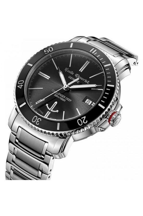 Emile Chouriet Challenger Deep Stainless Steel Luxury Watch - 08.1169.g.6.aw.58.6 3