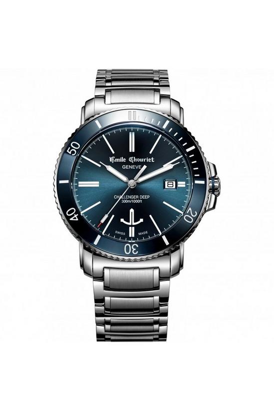Emile Chouriet Challenger Deep Stainless Steel Luxury Watch - 08.1169.g.6.aw.98.6 1