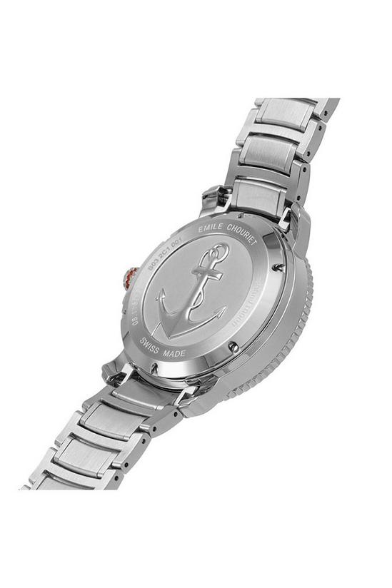 Emile Chouriet Challenger Deep Stainless Steel Luxury Watch - 08.1169.g.6.aw.98.6 5
