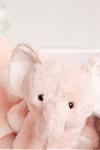 Babbico Pink Plush Elephant Toy And Heart Blanket Baby Valentine's Gift Set thumbnail 5