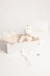 Babbico Unisex Beige & White Giraffe Plush Toy And Star Blanket Baby Gift Set thumbnail 3