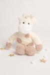 Babbico Unisex Beige & White Giraffe Plush Toy And Star Blanket Baby Gift Set thumbnail 5