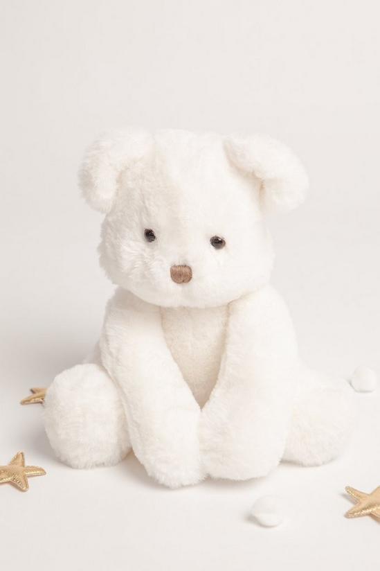 Babbico Gift Boxed Bo The Bear White Soft Toy 2