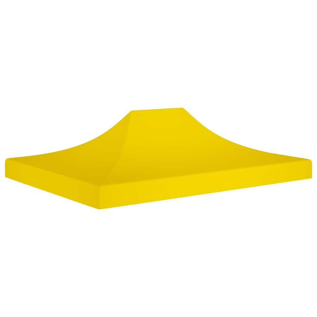 Party Tent Roof 4x3 m Yellow 270 g/mA2