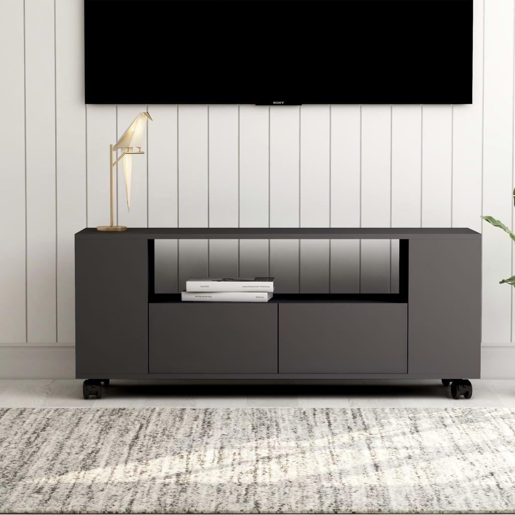 TV Cabinet Grey 120x35x48 cm Engineered Wood