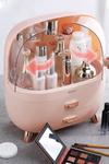 Living and Home Lovely Cosmetic Organizer Box Desktop Summer Pink Makeup Skincare Storage Case thumbnail 2