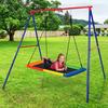 Costway Metal Swing Frame with Ground Stakes and Carabiners thumbnail 4