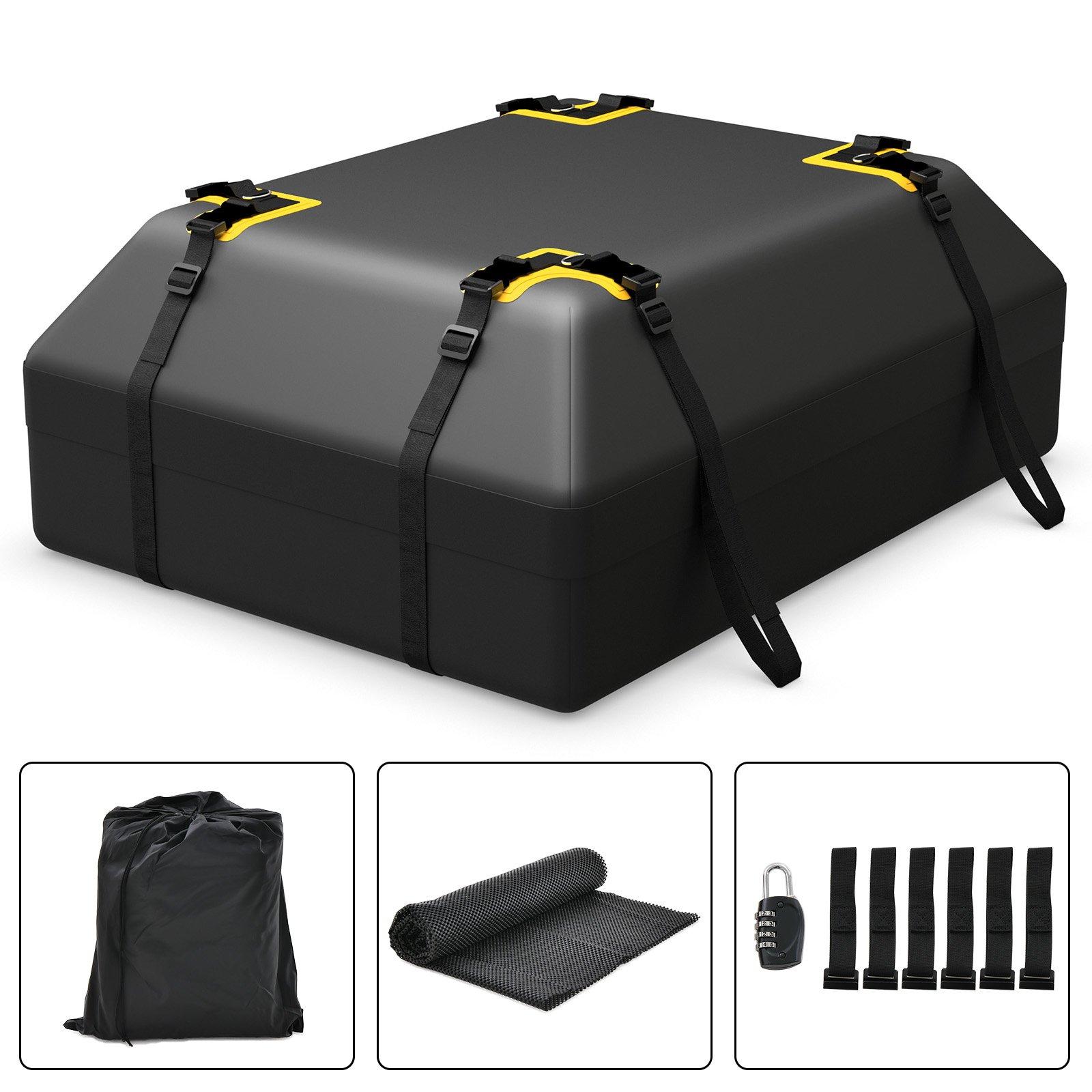 424L Car Roof Bag Waterproof Roof Top Luggage Bag  for Vehicles