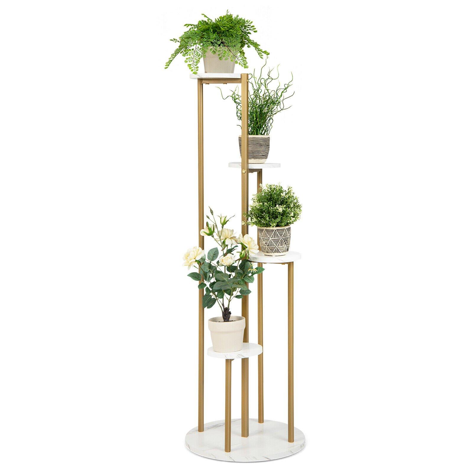 5 Tier Tall Plant Stand Corner Plant Shelf Modern Flower Rack Pot Holder Display