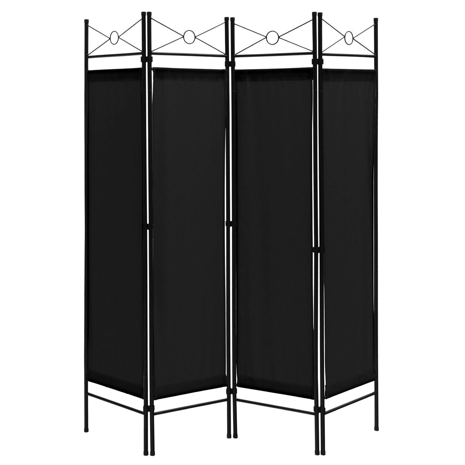 4-Panel Room Divider Folding Privacy Screen Freestanding Protective Partition