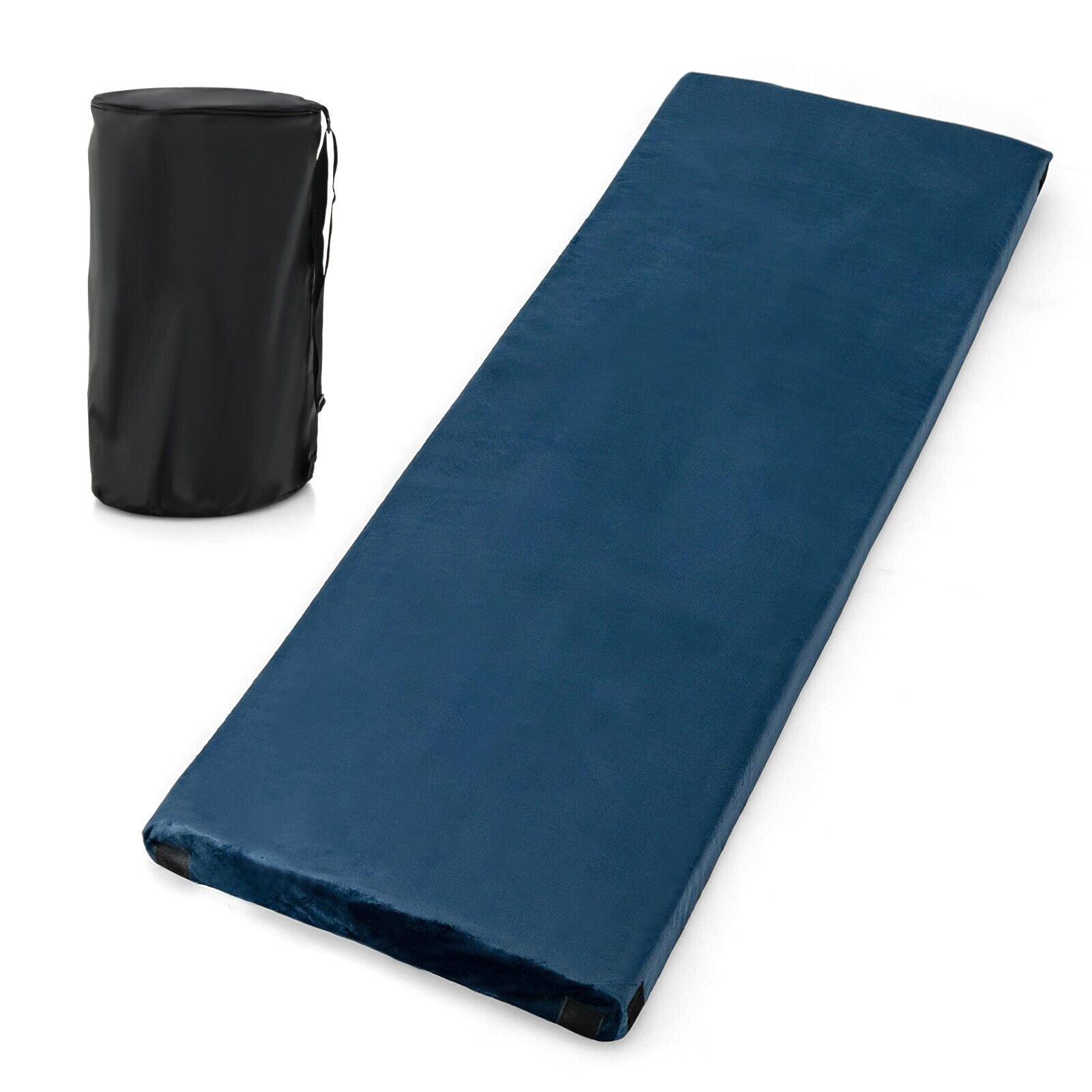 Folding Camping Memory Foam Mattress 6.5cm Thick Waterproof Roll up Sleeping Pad