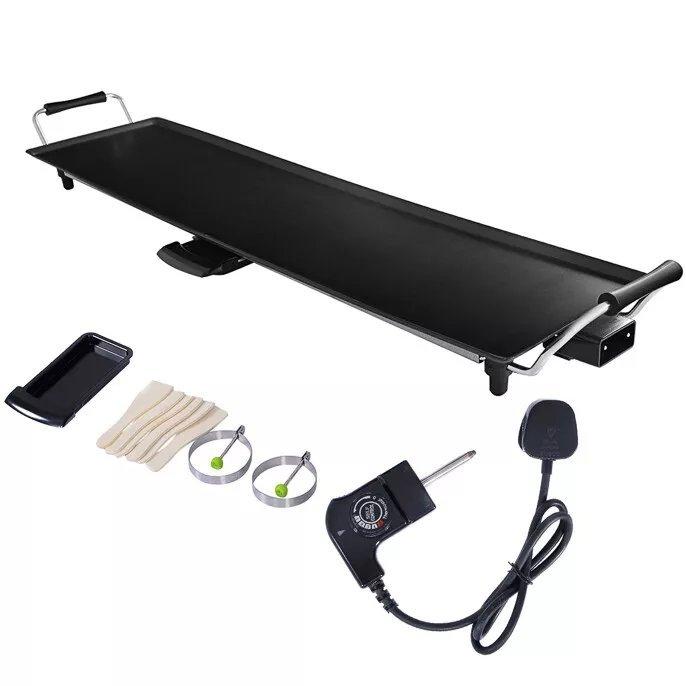 Electric XXL Teppanyaki Table Grill 90 x 23CM Non-Stick Griddle BBQ Hot Plate