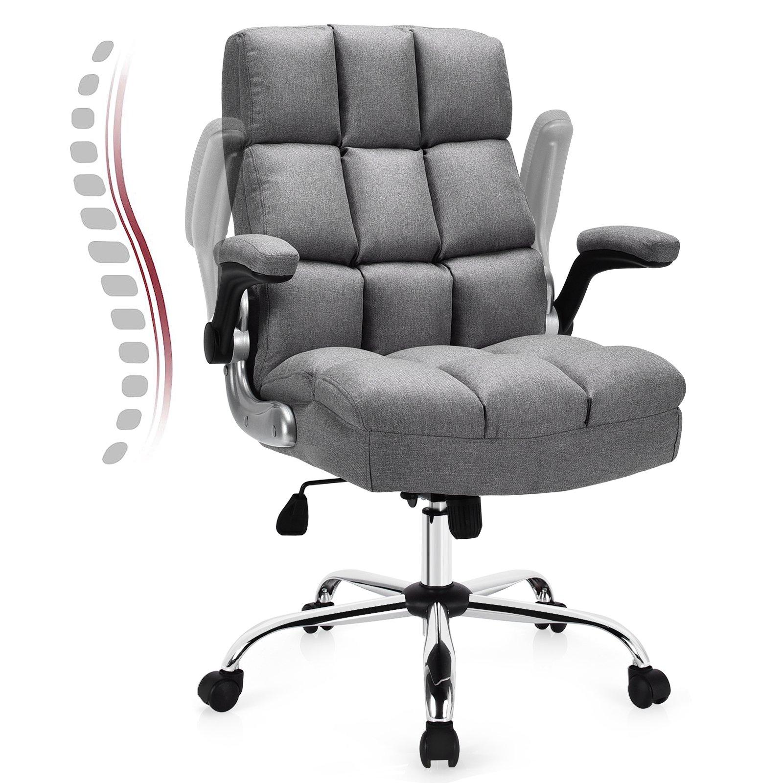 Executive Office Chair Ergonomic Padded High Back Swivel Computer Desk Chairs