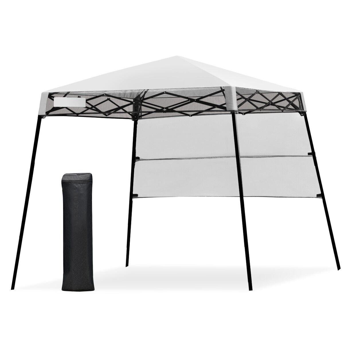 Slant Leg Pop-up Canopy Outdoor Tent Lightweight Shelter for Sun Protection