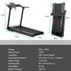 Costway Folding Treadmill Portable Electric Walking Running Machine with LED Touch Screen thumbnail 2