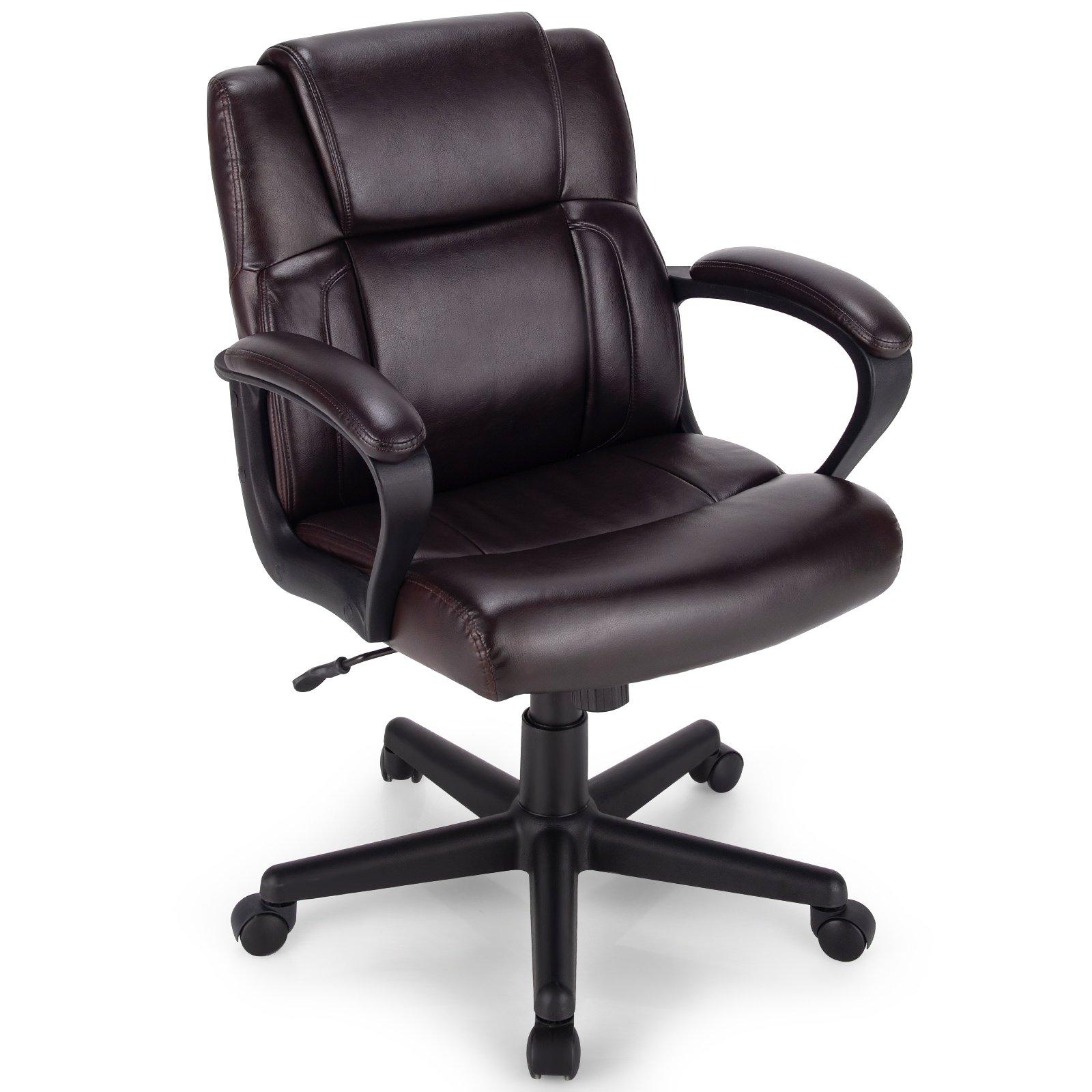 Office Furniture & Storage | Modern Mid Back Office Chair Swivel Chair ...