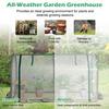 Costway Portable Greenhouse w/Roll-Up Zippered Door Indoor Outdoor Green Hot House thumbnail 4