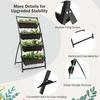 Costway 163CM 4-Tier Vertical Raised Garden Bed Elevated Planter Box w/4 Container Boxes thumbnail 2