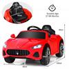Costway 12V Kids Electric Ride On Car Licensed Battery Powered Vehicle Remote Control thumbnail 2