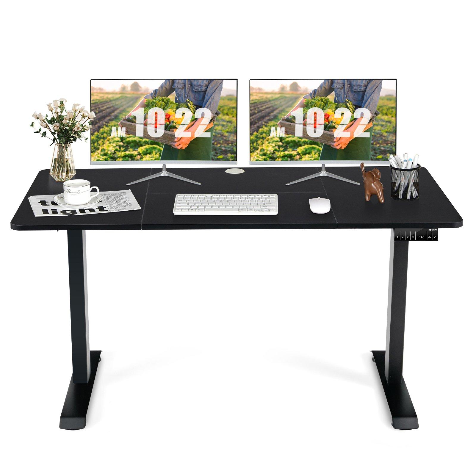 Electric Height Adjustable Standing Desk with Memo