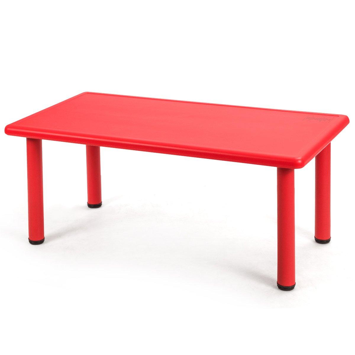 Kids Rectangular Table Dining & Play Table Indoor Outdoor Activity Table