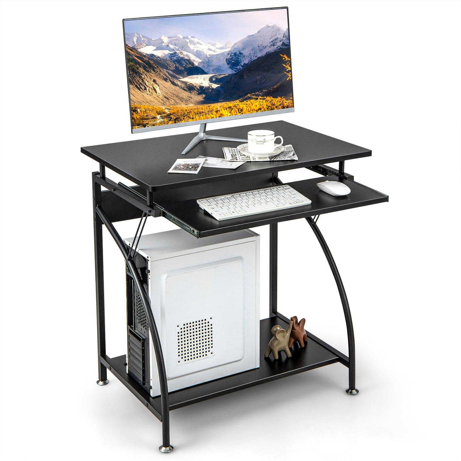 70cm Wooden Computer Desk Writing Workstation PC Laptop Table for Small Spaces