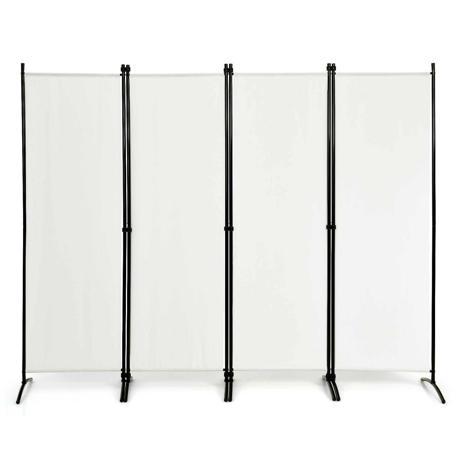 Folding Room Divider 4 Panel Wall Privacy Screen Protector Home Living Room
