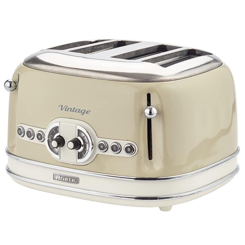 ARIETE Vintage 156 00C015603AR0 4-Slice Toaster - Beige