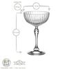 Bormioli Rocco America '20s Champagne Cocktail Saucers - 230ml - Clear - Pack of 6 thumbnail 3