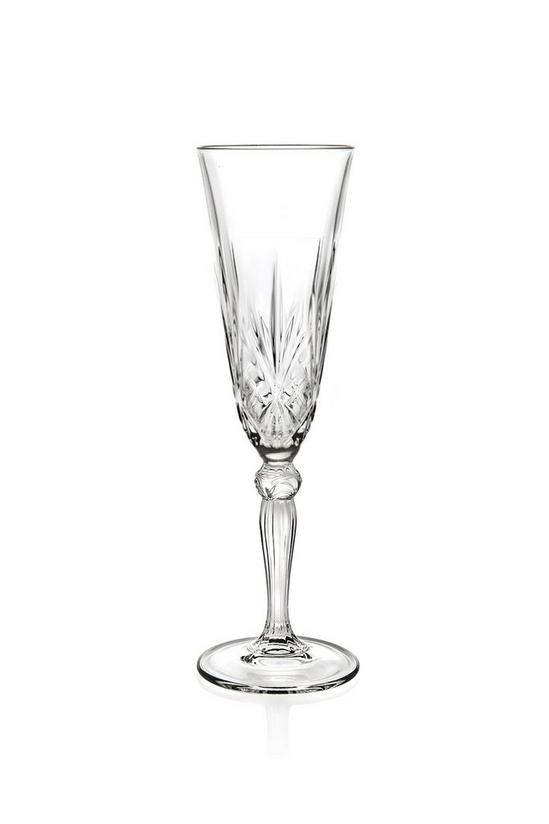 RCR Melodia Crystal Champagne Flutes, Set of 6 2