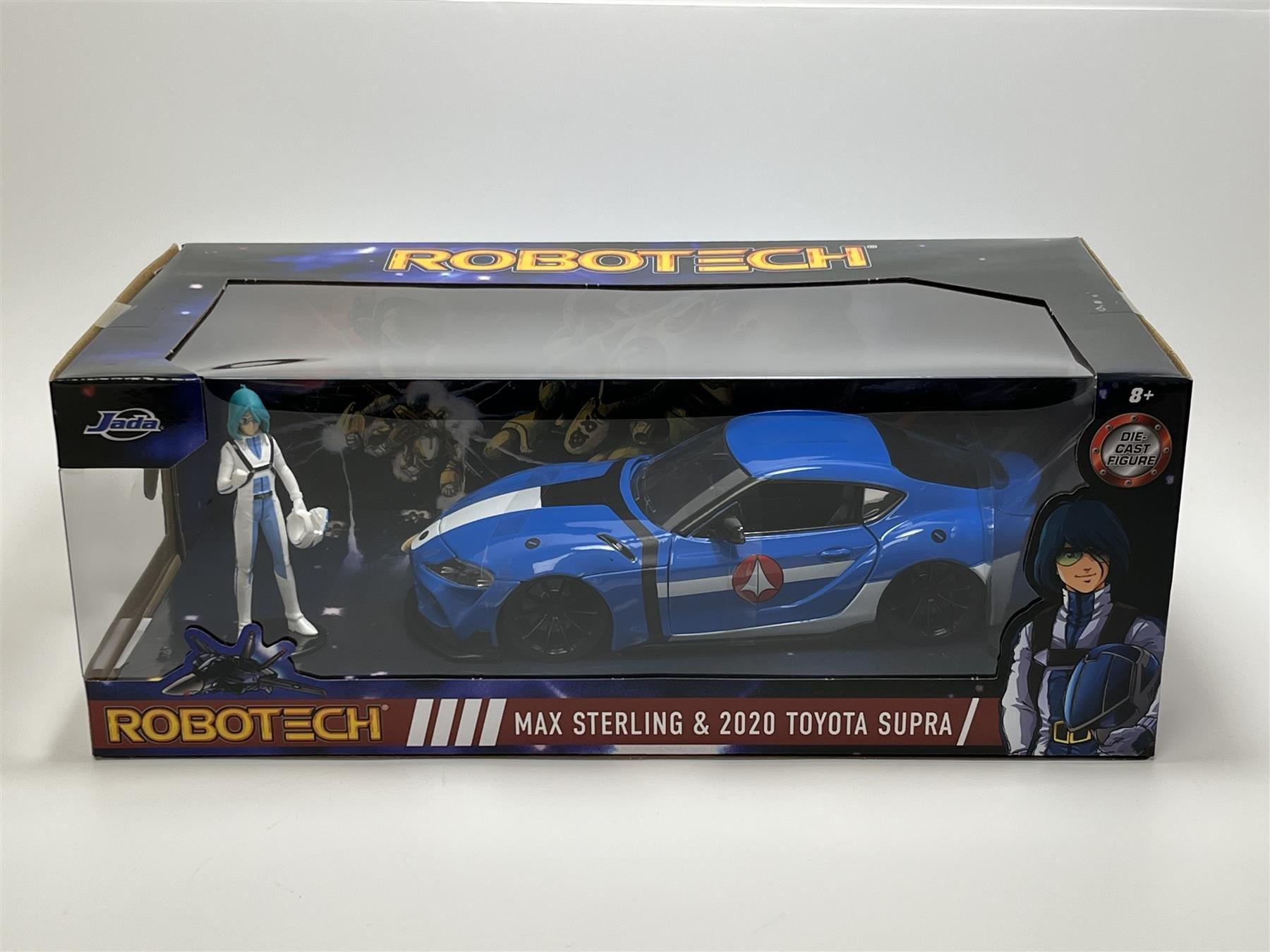 robotech max sterling figure and 2020 toyota supra 1:24 scale jada 33676 253255051