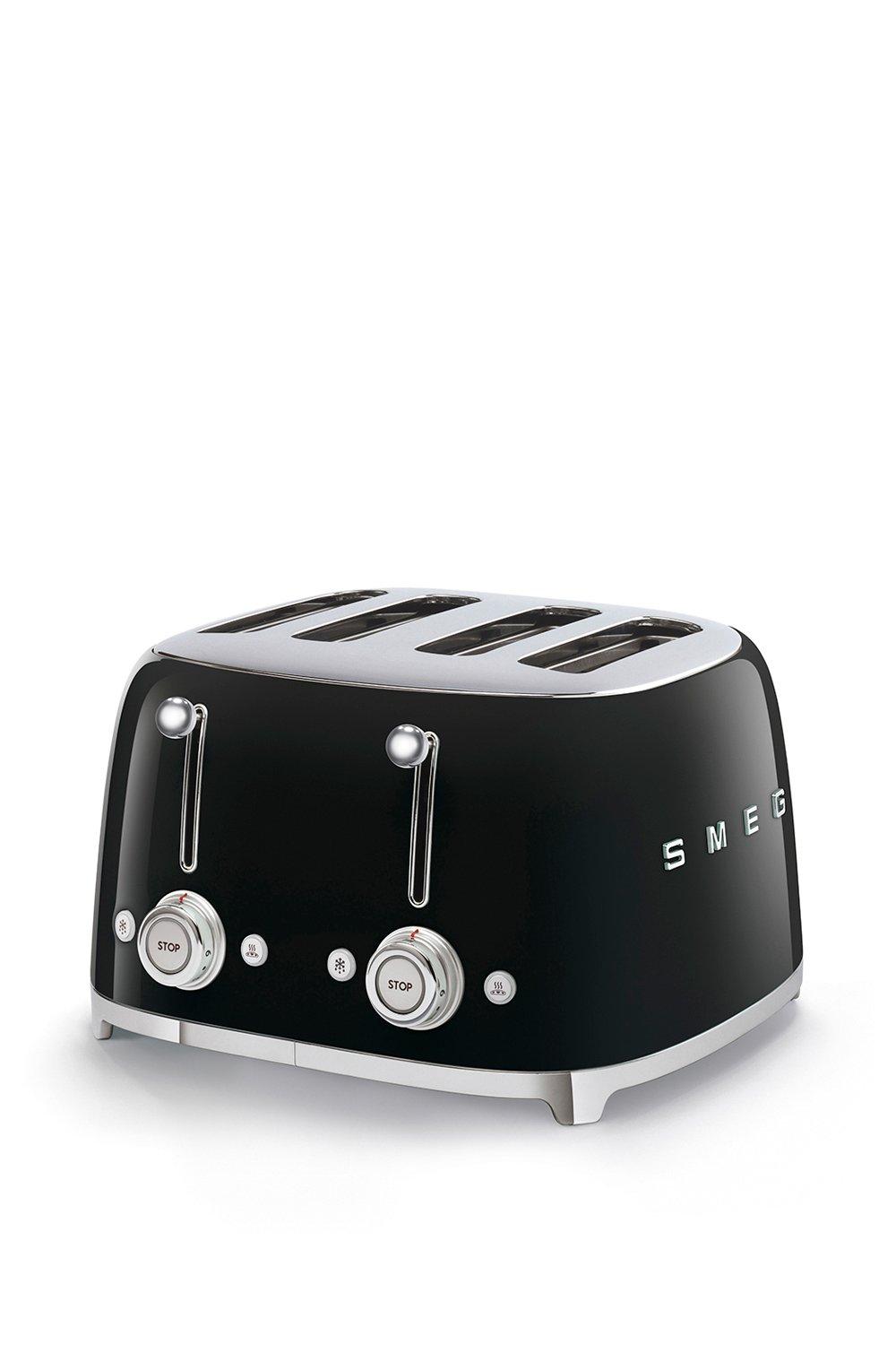 Smeg 50's Retro TSF03BLUK 4 Slice Toaster - Black