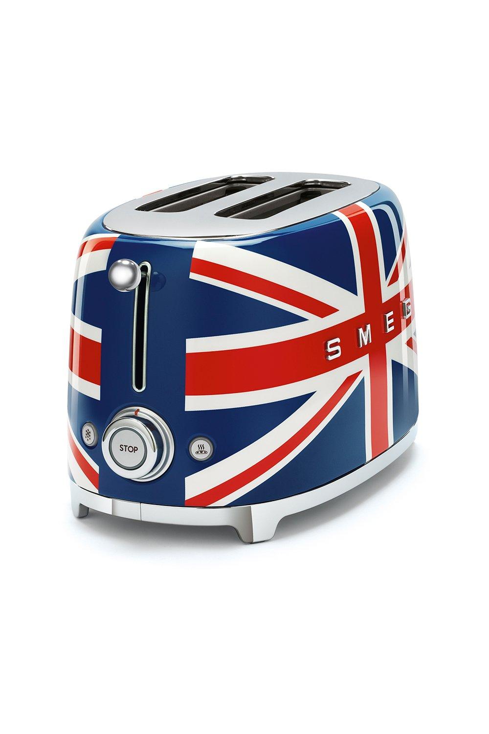 950W Union Jack 2 Slice Toaster