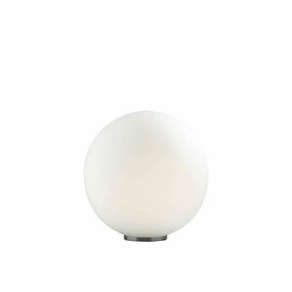 Mapa Bianco 1 Light Large Globe Table Floor Lamp White E27