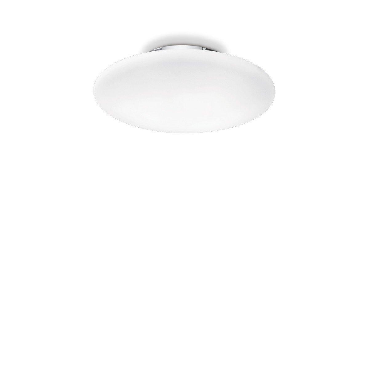 Smarties Bianco 1 Light Indoor Small Flush Light White E27