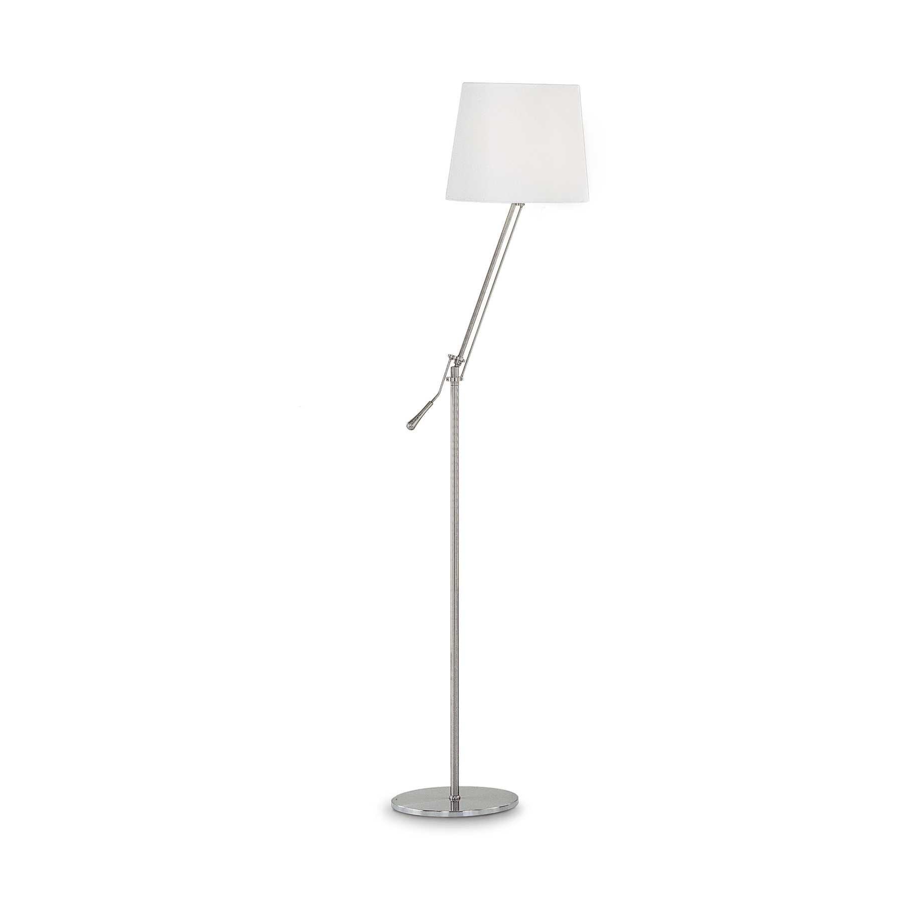 Regol 1 Light Floor Lamp White E27
