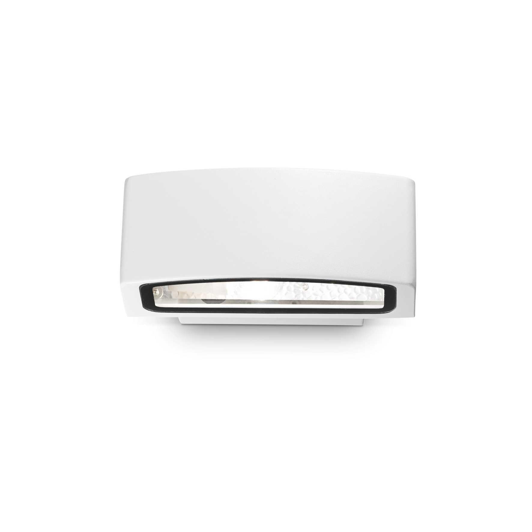 Andromeda 1 Light Outdoor Small Up Down Wall Light White Cream IP55 E27
