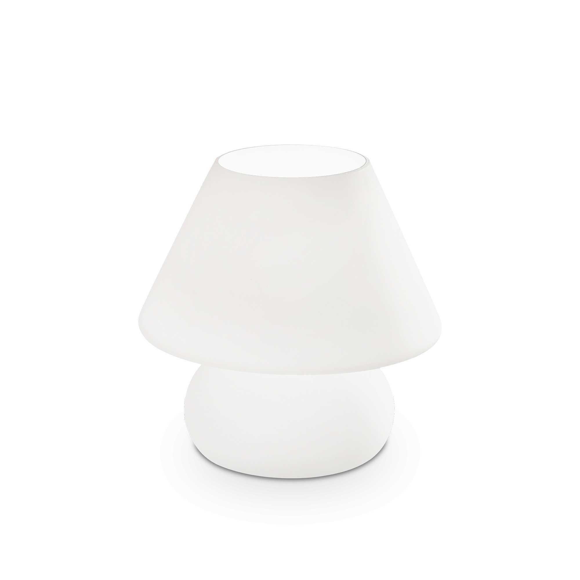 Prato 1 Light Large Table Lamp White E27