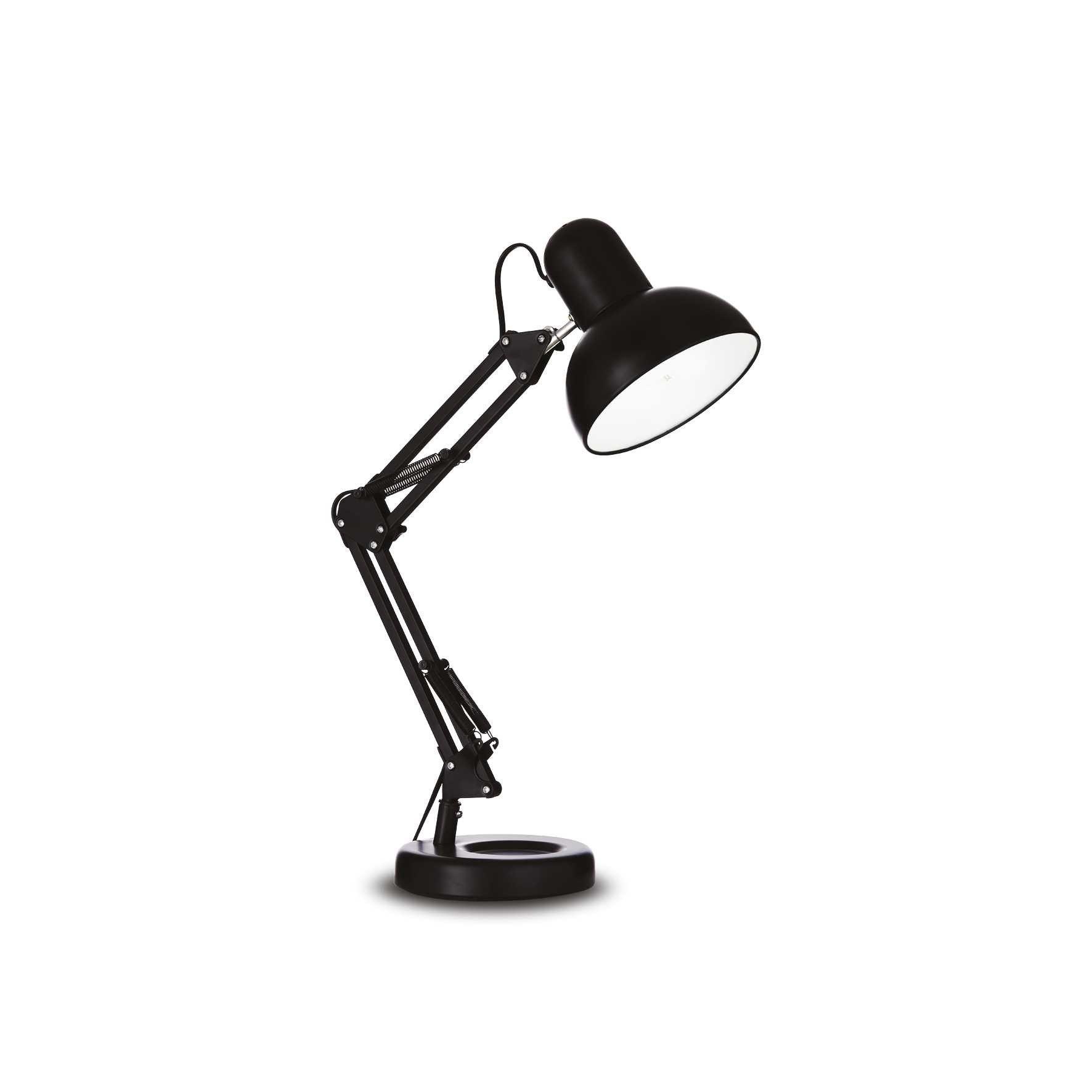 Kelly 1 Light Desk Lamp Black E27