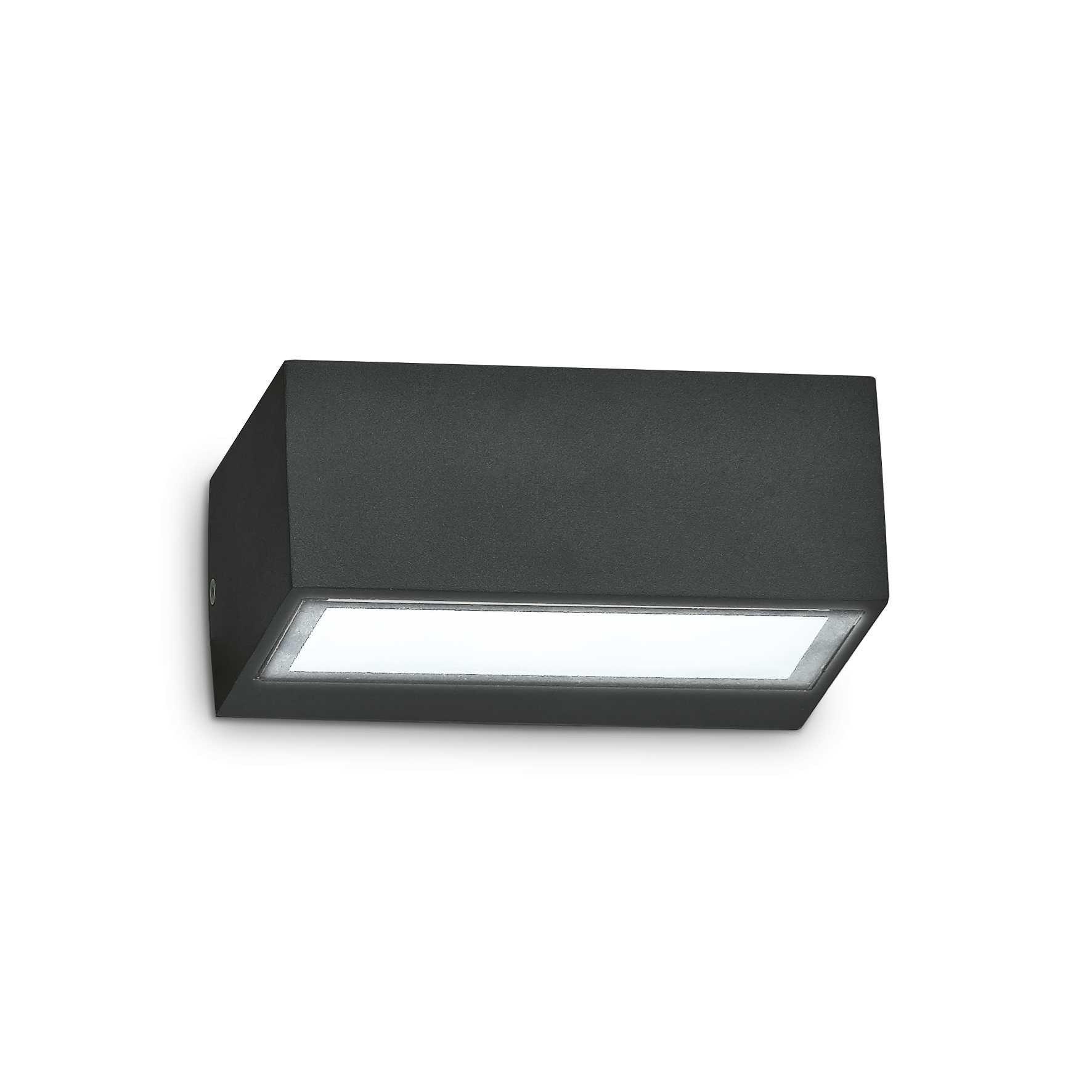 Outdoor Twin Up Down Wall Light Black IP44 G9