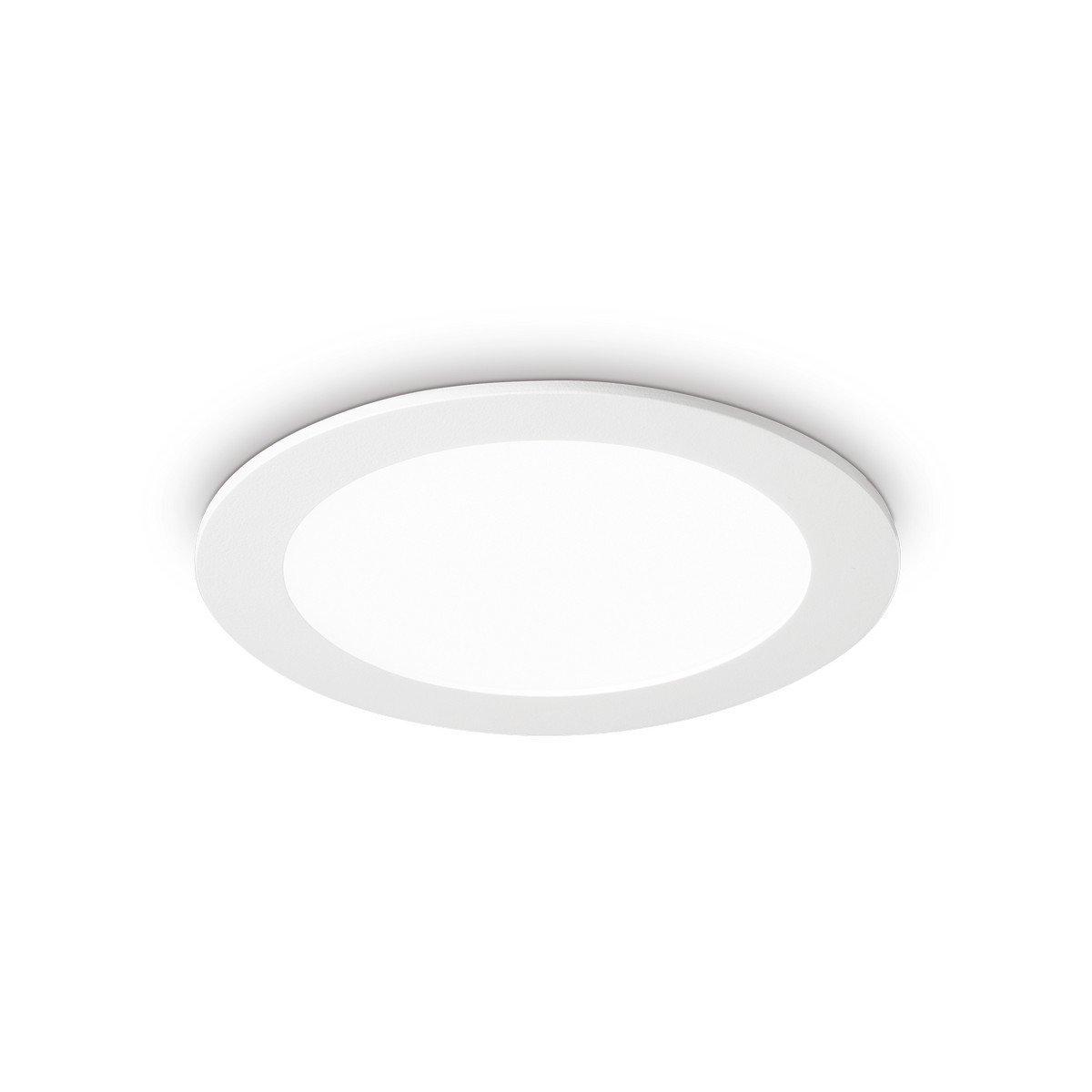 Groove LED 1 Light Small Round Warm Recessed Spotlight Panel White